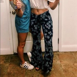 Fun Patterned Bellbottom Pants from Peppermayo